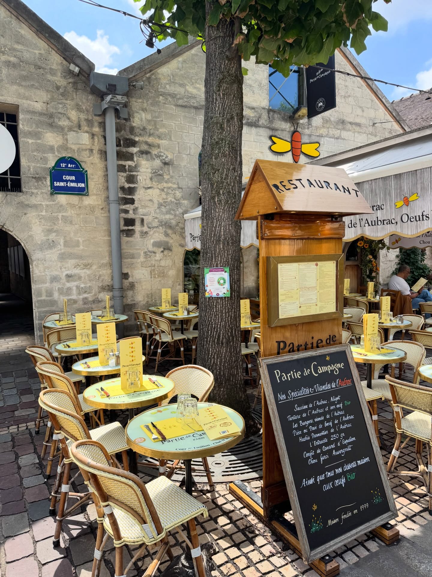 Les terrasses de Bercy Village 🌞 #vlog #travel #france #paris #bercy