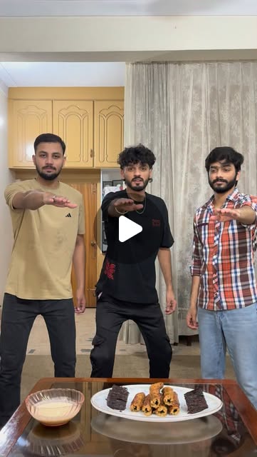 Kabab and cake eating challenge 🤣😂